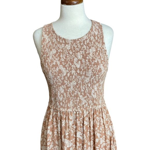 Matilda Jane Just Imagine Lauren smocked floral print midi dress large - Picture 3 of 13